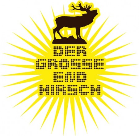 Der große Endhirsch Werbeplakat