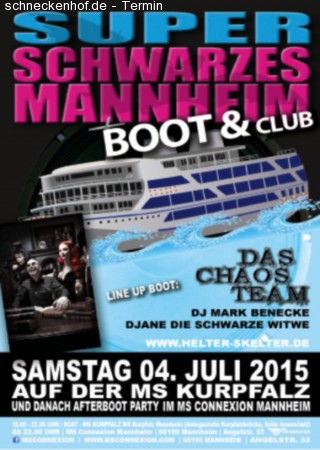 Super Schwarzes Mannheim @ Boot Werbeplakat