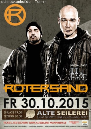 Rotersand + 2nd Face Werbeplakat