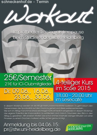 Improtheater-Workshop Werbeplakat