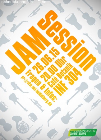 Botanik-Jam-Session Werbeplakat