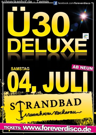 Ü30 Deluxe – The Grand Terrace Werbeplakat