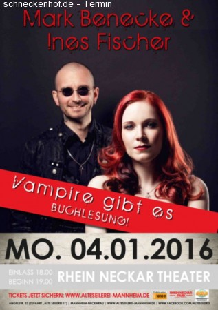 Vampire gibt Es - Mark Benecke Werbeplakat