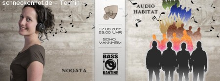 Basskantine 'Audio Habitat & Nogata Werbeplakat