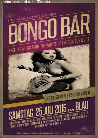 Bongo Bar Werbeplakat