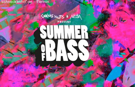 GOING NUTS & NEON present SUMMER OF BASS Werbeplakat