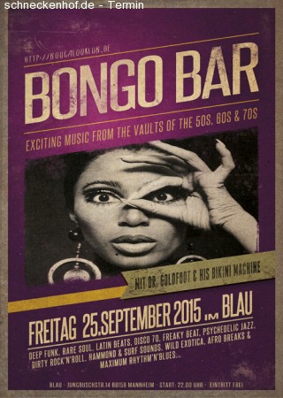 Bongo Bar Werbeplakat