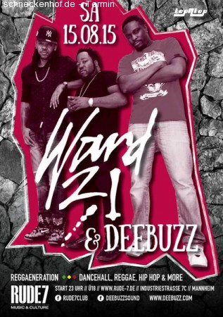 Reggaeneration with Ward21 and Deebuzz Werbeplakat