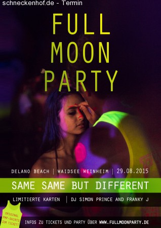 Fullmoonparty 2015 Werbeplakat