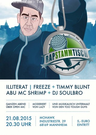 Rapstammtisch Werbeplakat