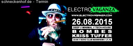 Electrovaganza • Bombes in the Mix Werbeplakat