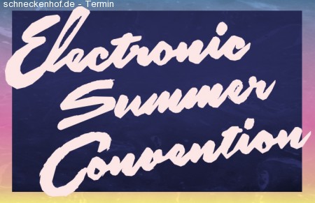 Electronic Summer Convention Werbeplakat