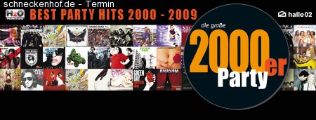 2000er Party Werbeplakat