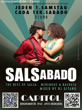 SALSabado by Dj Gitano Werbeplakat