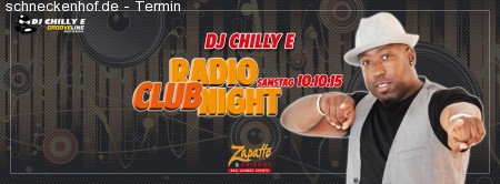 Dj Chilly E - Radio Club Night Werbeplakat