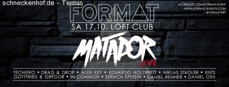 format: Matador live Werbeplakat