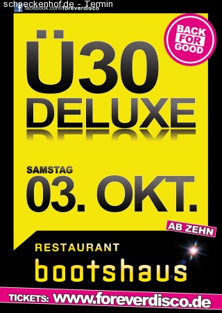 Ü30 Deluxe Back For Good Werbeplakat