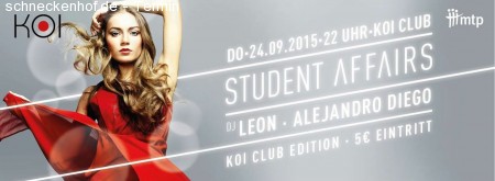 Student Affairs x KOI Season Opening Werbeplakat