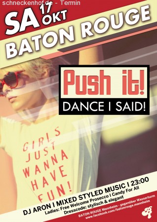 Push it! Werbeplakat