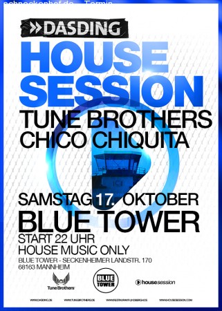 DASDING Housesession with Tune Brothers Werbeplakat