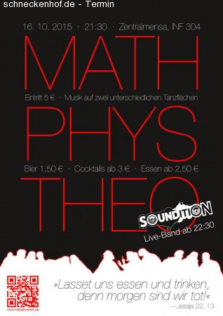 MathPhysTheo-Party Werbeplakat