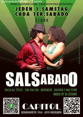 SALSabado by Dj Gitano Werbeplakat