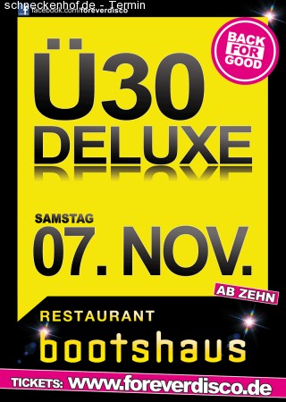 Ü30 Deluxe Back For Good Werbeplakat