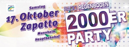 2000´er Party Werbeplakat