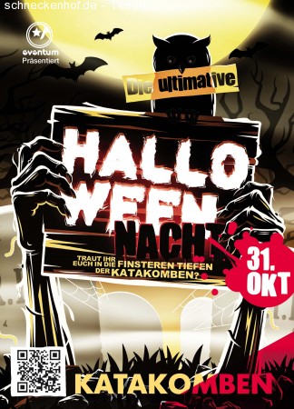 Halloween@Katakomben Werbeplakat