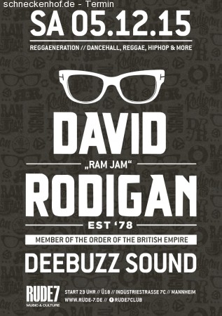 David Rodigan Werbeplakat