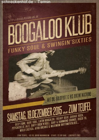 Boogaloo Klub Werbeplakat