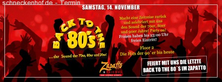 Back to the 80´s - Die letzte! Werbeplakat