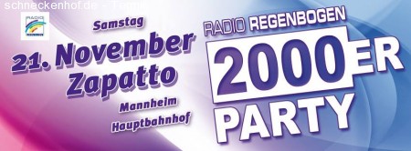 2000´er Party Werbeplakat