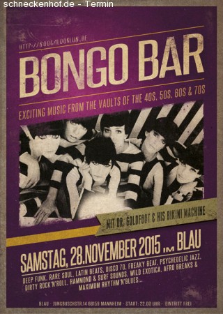 Bongo Bar Werbeplakat