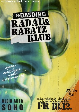 Radau & Rabatz Werbeplakat