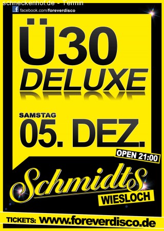 Ü30 DELUXE ON TOUR Werbeplakat