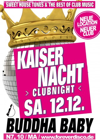 KAISERNACHT OPENING PARTY Werbeplakat