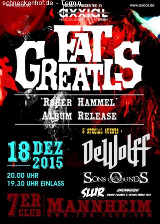 FAT Greatls, DeWolff & Sons Of Sounds Werbeplakat