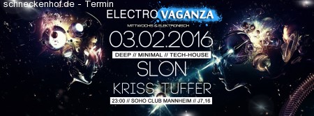 Electrovaganza • Slon in the Mix Werbeplakat