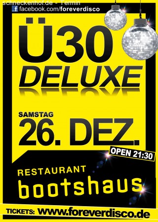 Ü30 Deluxe Christmas Party Werbeplakat