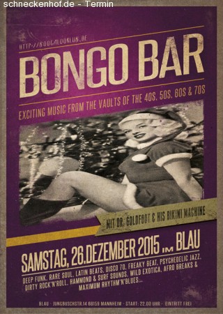 Bongo Bar Werbeplakat