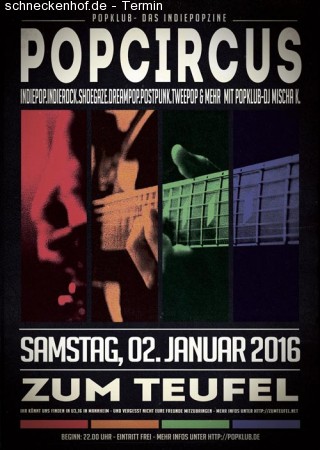 Popcircus Werbeplakat