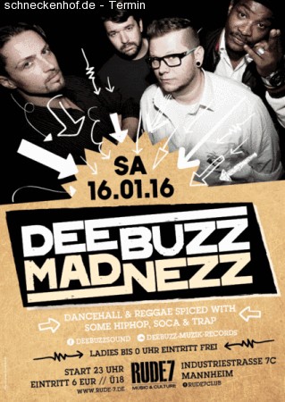 DEEBUZZ MADNEZZ - Ladies free Werbeplakat