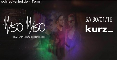 MASO MASO feat. Sam Debay live Werbeplakat