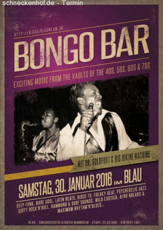 Bongo Bar Werbeplakat