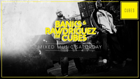 Banks & Rawdriguez im CUBES Werbeplakat