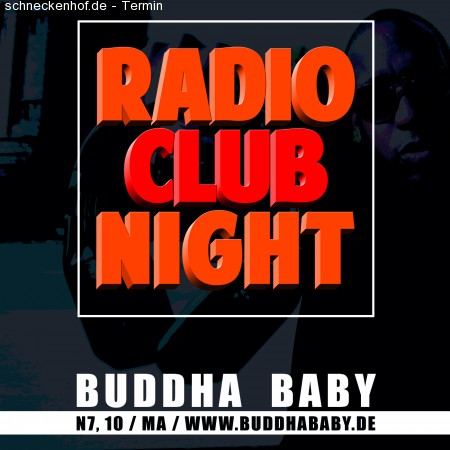 Radio Club Night Werbeplakat