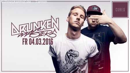 Drunken Masters at Cubes Club Werbeplakat