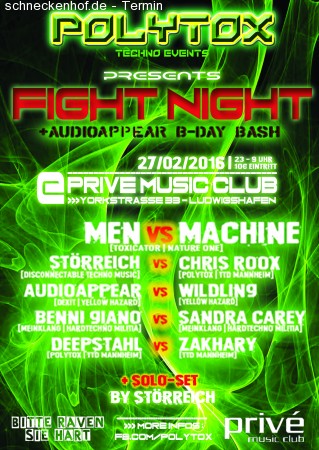 PolyTox 2.0 // The Fight Night // Werbeplakat