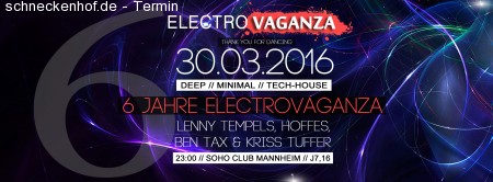 6 Jahre Electro♥aganza! Werbeplakat